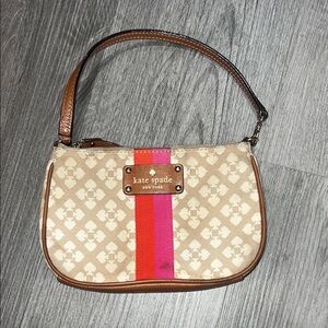 Kate Spade Linet Classic Monogram Wristlet/Clutch